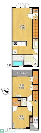 Villetta稲田堤の物件間取画像